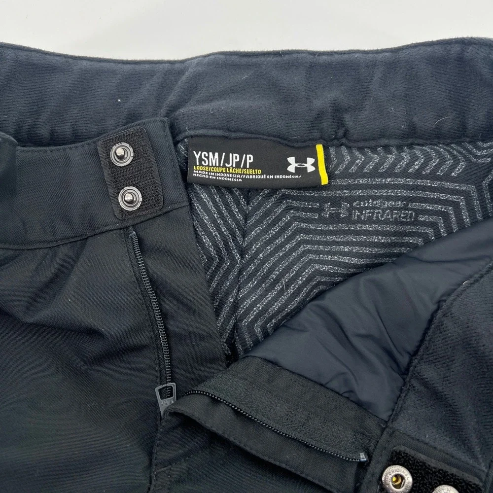Under Armour Kids Storm 3 ColdGear Infrared Snow‎ Pants Black YSM Small Ski Pant